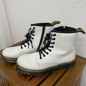 Dr. Martens Airwair Boots, White - Size 3 (Girls)